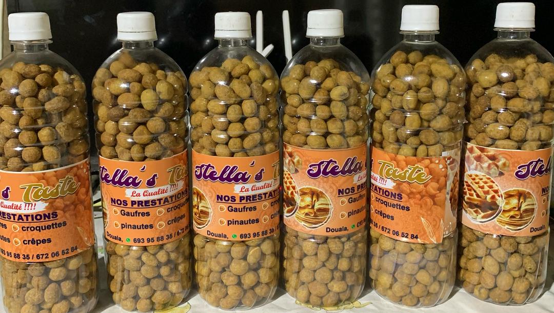 Pinautes fourrées aux arachides
